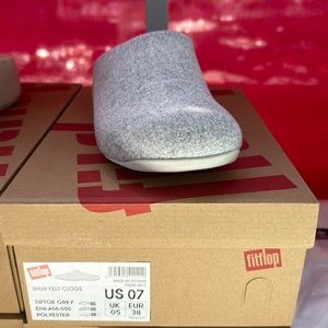 Fitflop Shuv Felt Clogs Size:5